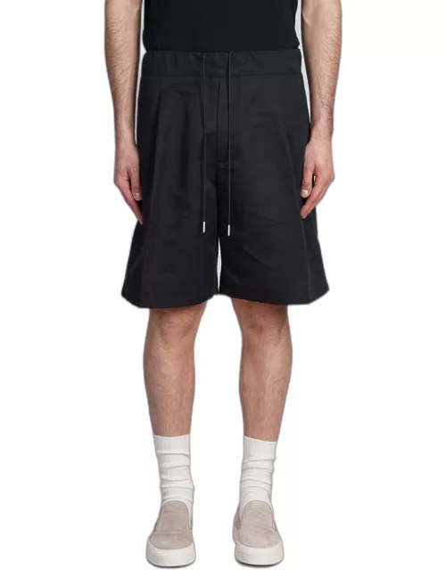 Low Brand Tokyo Shorts In Black Linen
