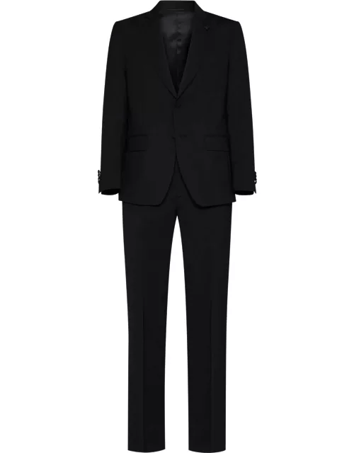Lardini Wool Single-breasted Suit