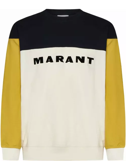 Isabel Marant Aftone Color Block Pique Sweatshirt