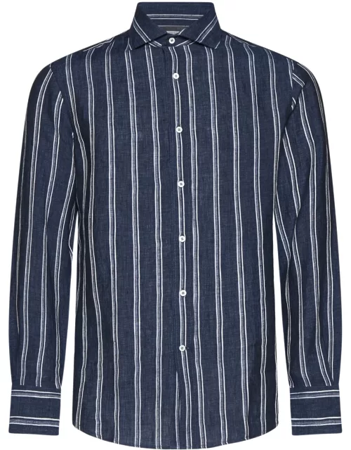 Brunello Cucinelli Stripe Detailed Button-up Shirt
