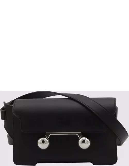 Marni Black Leather Trunkaroo Crossbody Bag