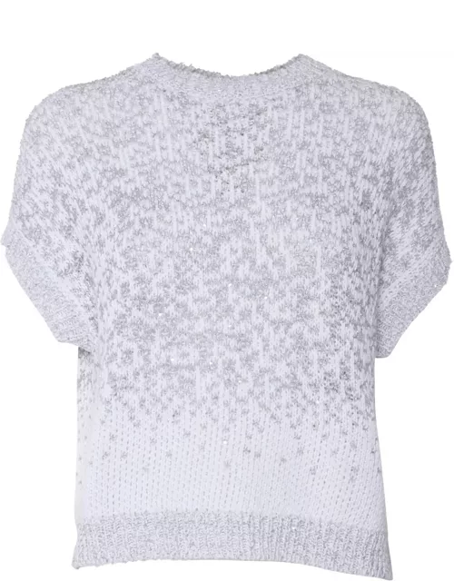 Peserico Tricot Sweater With Lurex