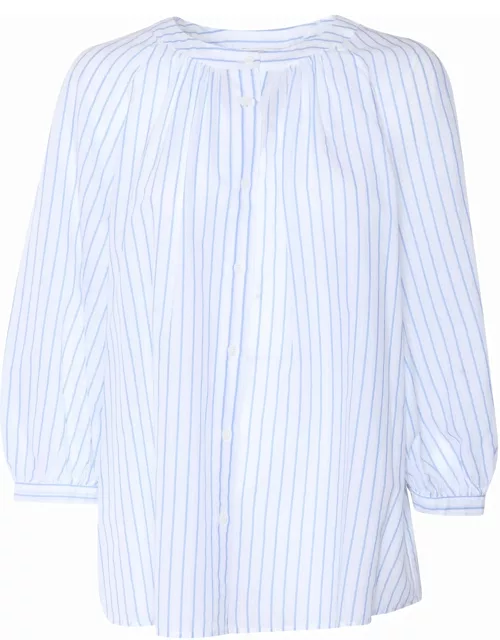 Peserico White Shirt With Stripe