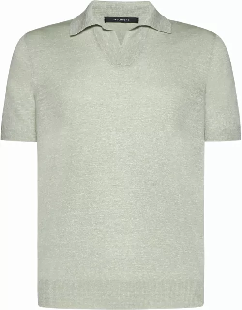 Tagliatore Linen And Cotton Polo Shirt