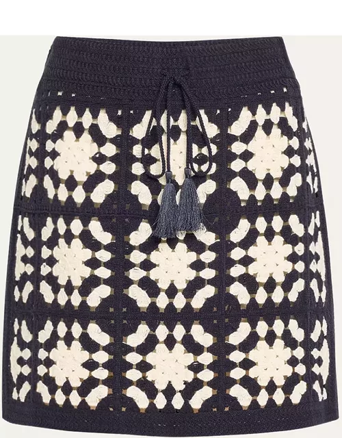 Crochet Tassel Mini Skirt