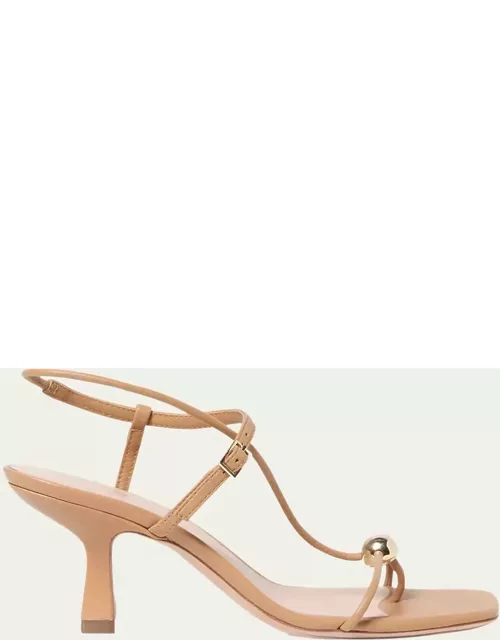Triana Strappy Leather Dome Sandal