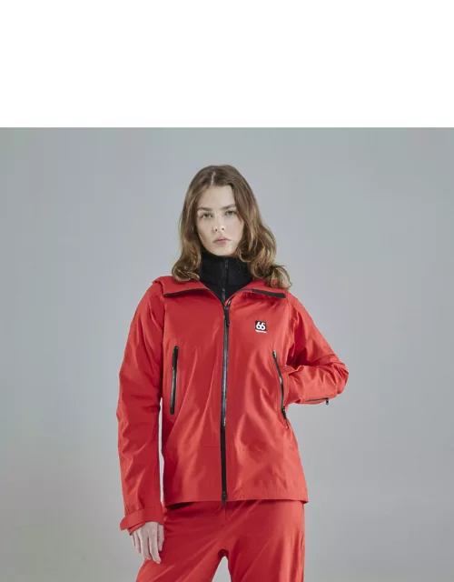 66 North women's Snæfell Jackets & Coats - Red Alert