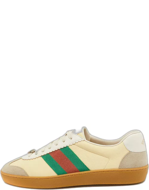 Gucci Multicolor Leather and Suede G74 Sneaker