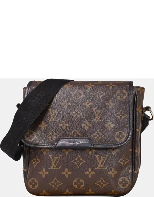 Louis Vuitton Brown Monogram Macassar Bass MM shoulder bag