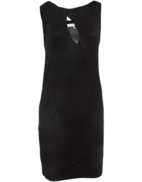Emilio Pucci Firenze Black Silk Jersey Mini Dress