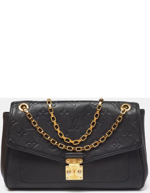 Louis Vuitton Black Monogram Empreinte Leather Saint Germain PM Bag