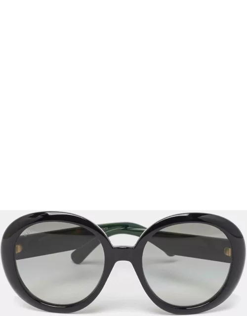 Gucci Black Gradient GG0712S GG Web Round Sunglasse