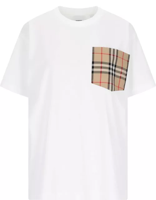 Burberry "Check" Pocket Detail T-Shirt