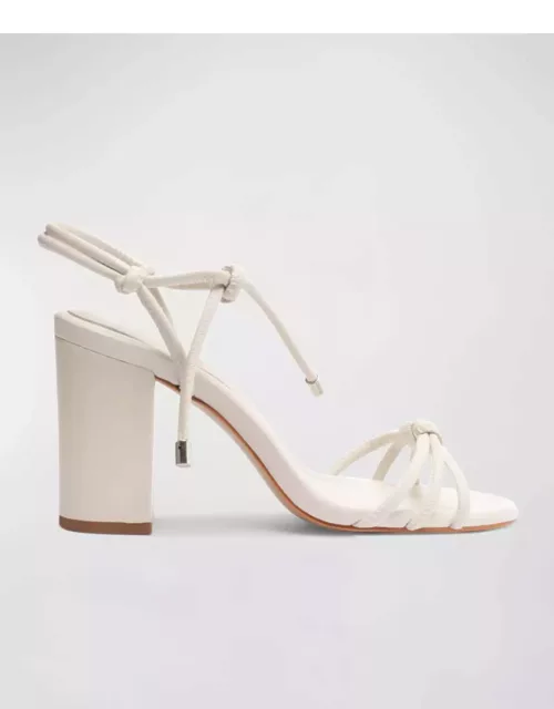 Kate Knotted Ankle-Tie Sandal