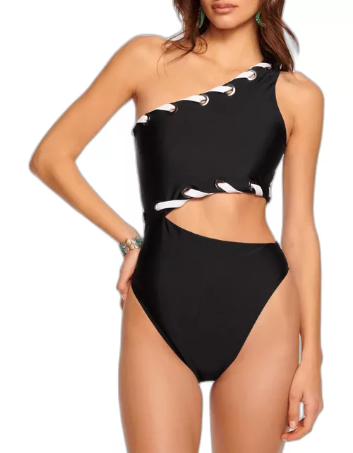 Verdie Laced One-Piece Swimsuit