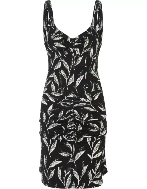 Paco Rabanne Printed Viscose Jersey Dres