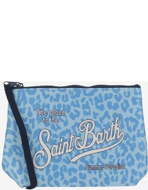 MC2 Saint Barth Scuba Clutch Bag With Graphic Print