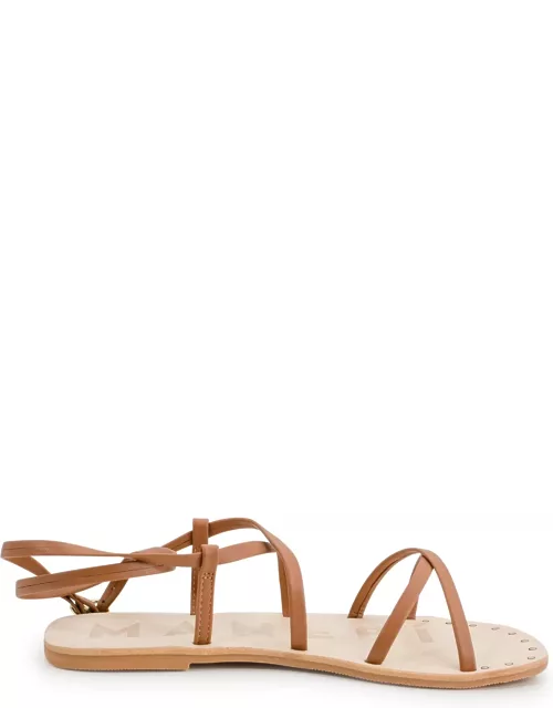Manebi St. Tropez Leather Sandal