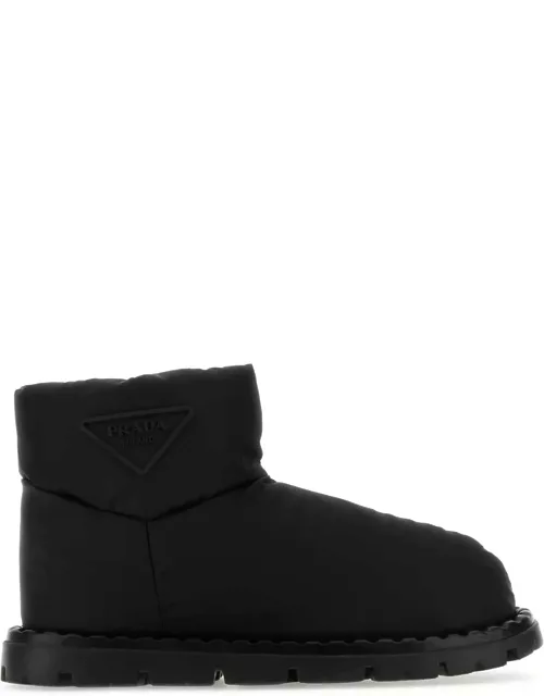 Prada Black Re-nylon Ankle Boot