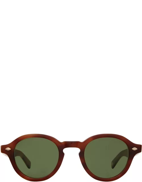 Garrett Leight Flipper Sun Vintage Burnt Tortoise Sunglasse