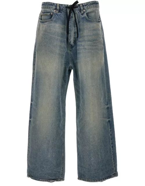 Balenciaga Wide Drawstring Jean