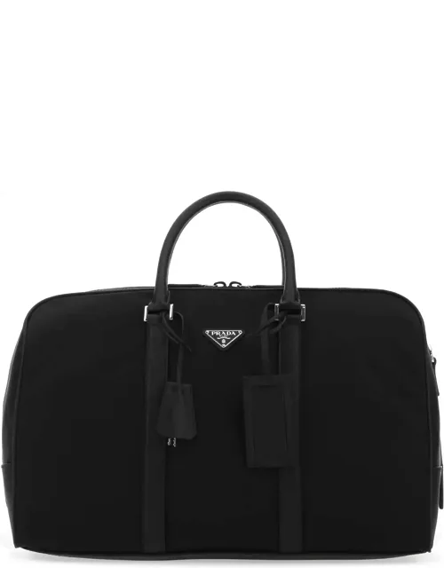 Prada Black Nylon Travel Bag