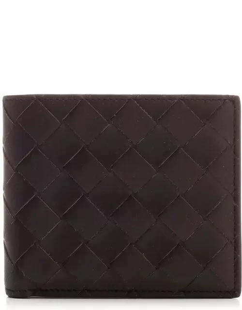 Bottega Veneta Dark Brown Leather Wallet