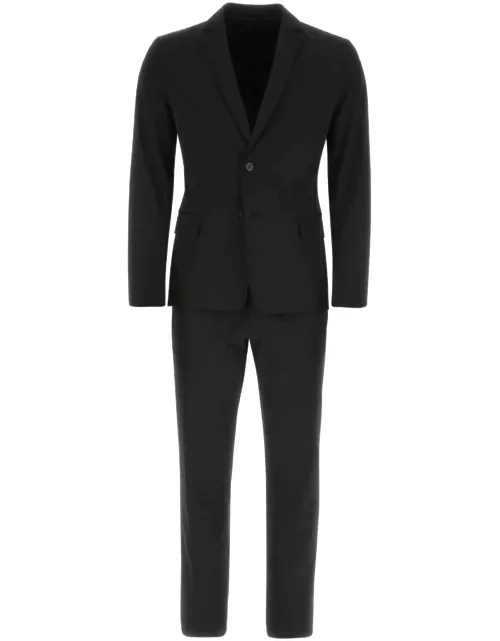 Prada Black Stretch Polyester Suit
