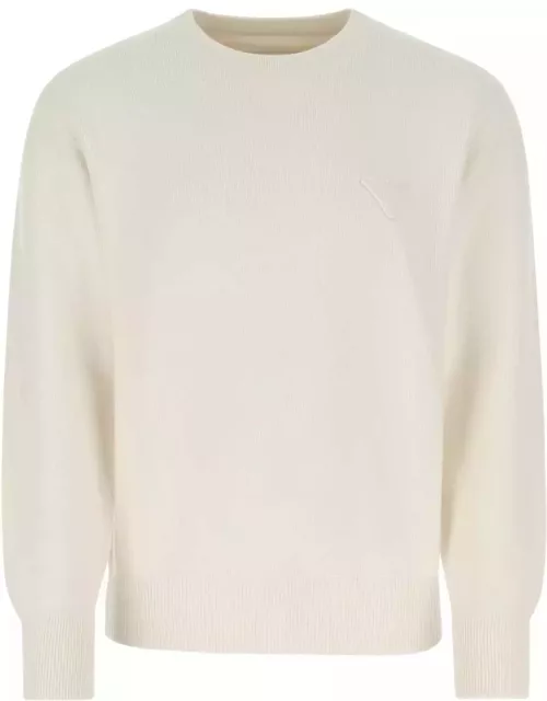 Prada Ivory Stretch Cashmere Blend Sweater