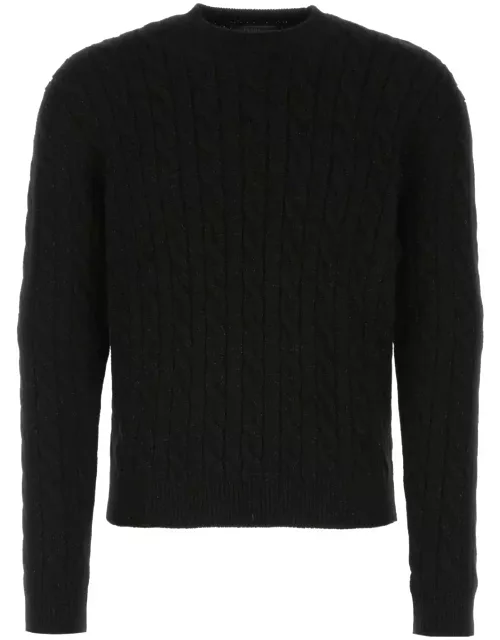 Prada Black Wool Blend Sweater