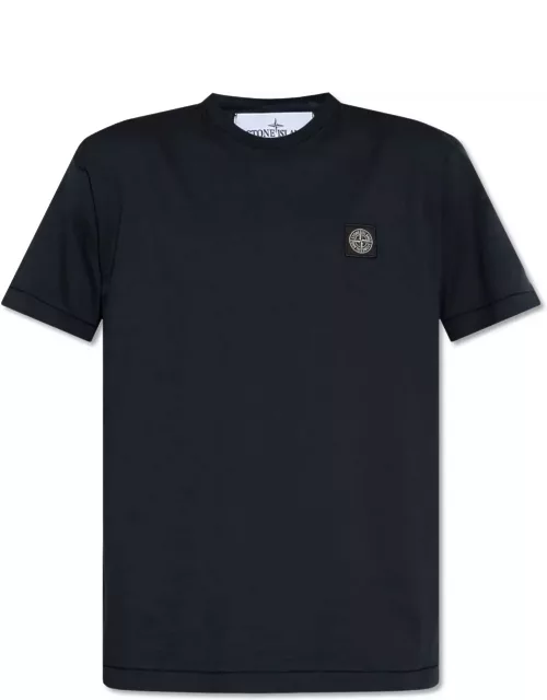 Stone Island T-shirt With Logo Patch