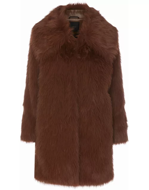 Pinko Cattivik Faux Fur Coat