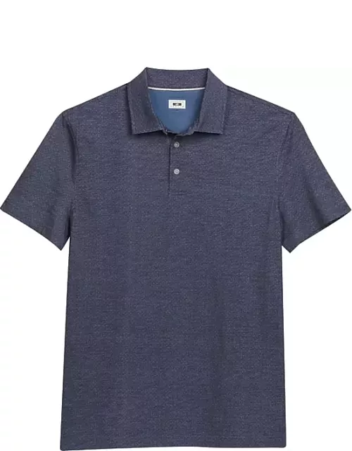 Joseph Abboud Men's Modern Fit Polo Shirt Blue And Brown