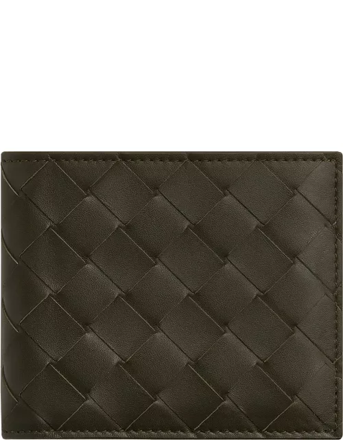 bottega veneta bi-fold braided wallet