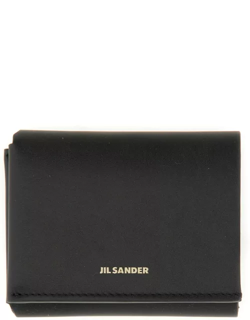 jil sander folding card and coin purse