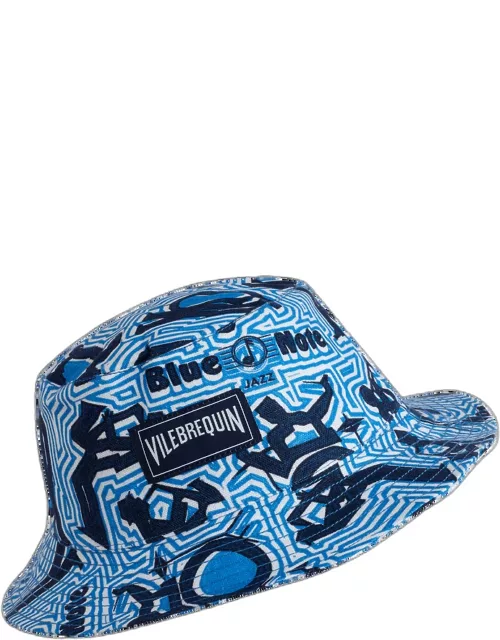 Men Linen Bucket Hat- Vilebrequin X Blue Note - Caps - Beny - Blue