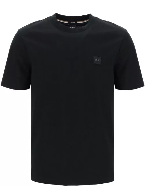 BOSS regular fit t-shirt with patch design