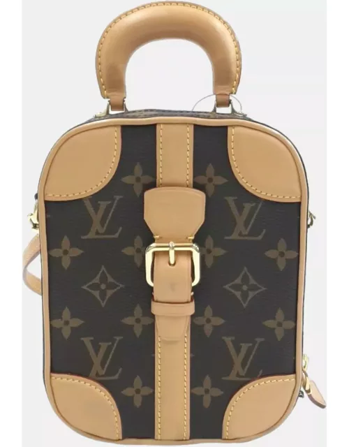 Louis Vuitton Brown Monogram Canvas Valisette Verticale Top Handle Bag