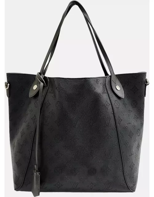 Louis Vuitton Black Mahine Leather Hina MM Tote Bag