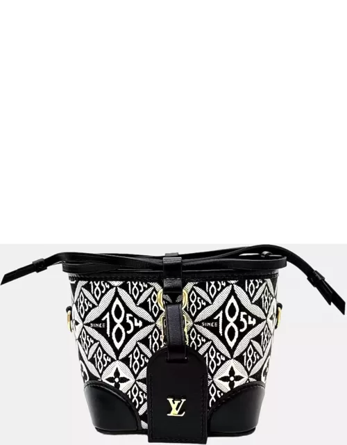 Louis Vuitton Black Canvas 1854 Noe Bucket Bag