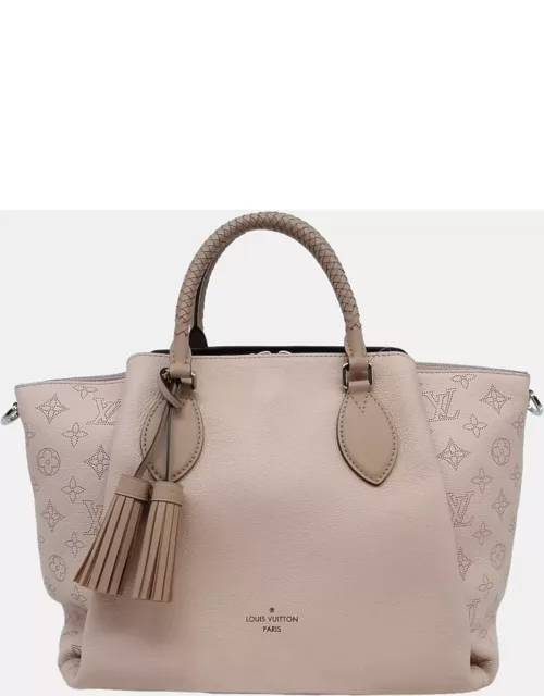 Louis Vuitton Pink Leather Mahina Tote Bag