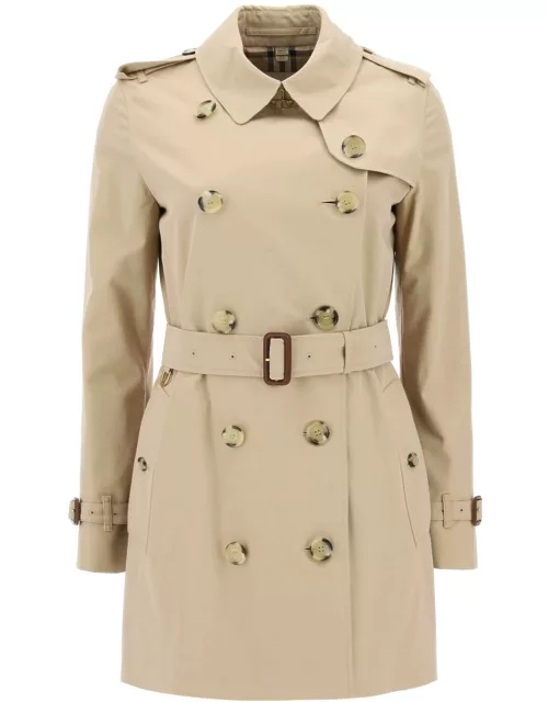 BURBERRY short kensington heritage trench coat
