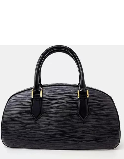 Louis Vuitton Black Epi Leather Jasmine Top Handle Bag