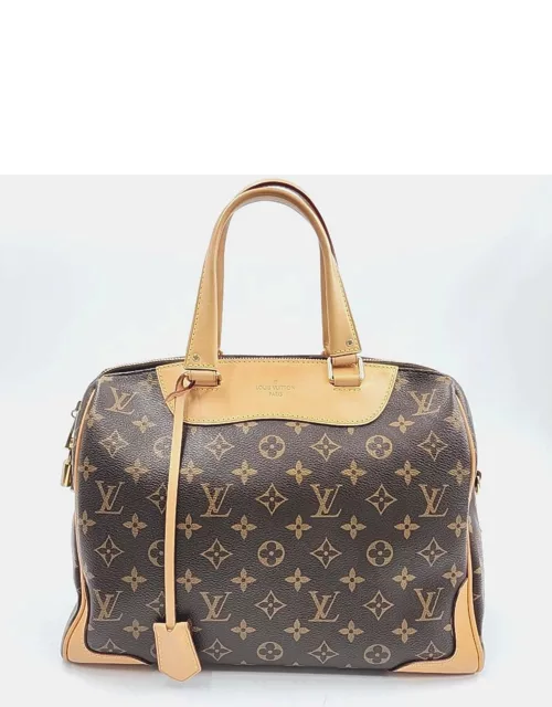 Louis Vuitton Brown Monogram Canvas Retiro NM Top Handle Bag