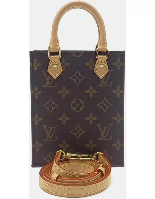 Louis Vuitton Brown Monogram Canvas Petite Sac Plat Tote Bag