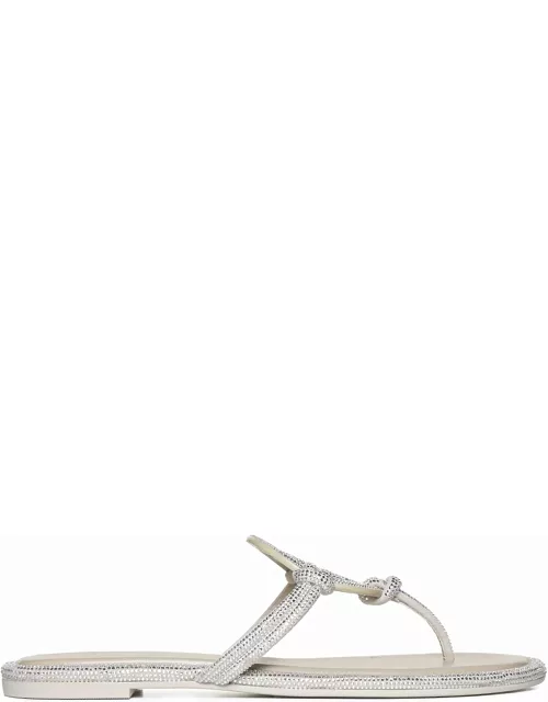Tory Burch Miller Knotted Pave Sandal
