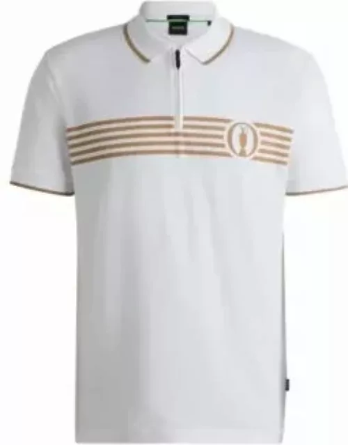 The Open polo shirt with special artwork- White Men's Polo Shirt