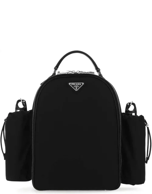 Prada Black Re-nylon Picnic Backpack