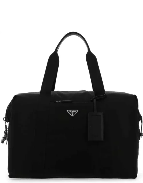 Prada Black Nylon Travel Bag