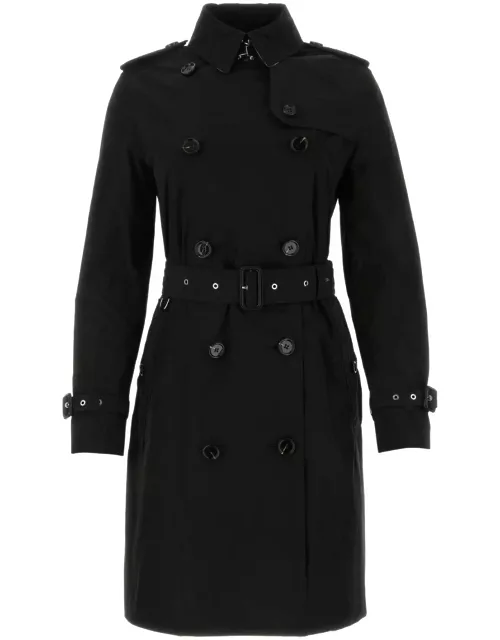 Burberry Black Polyester Trench Coat